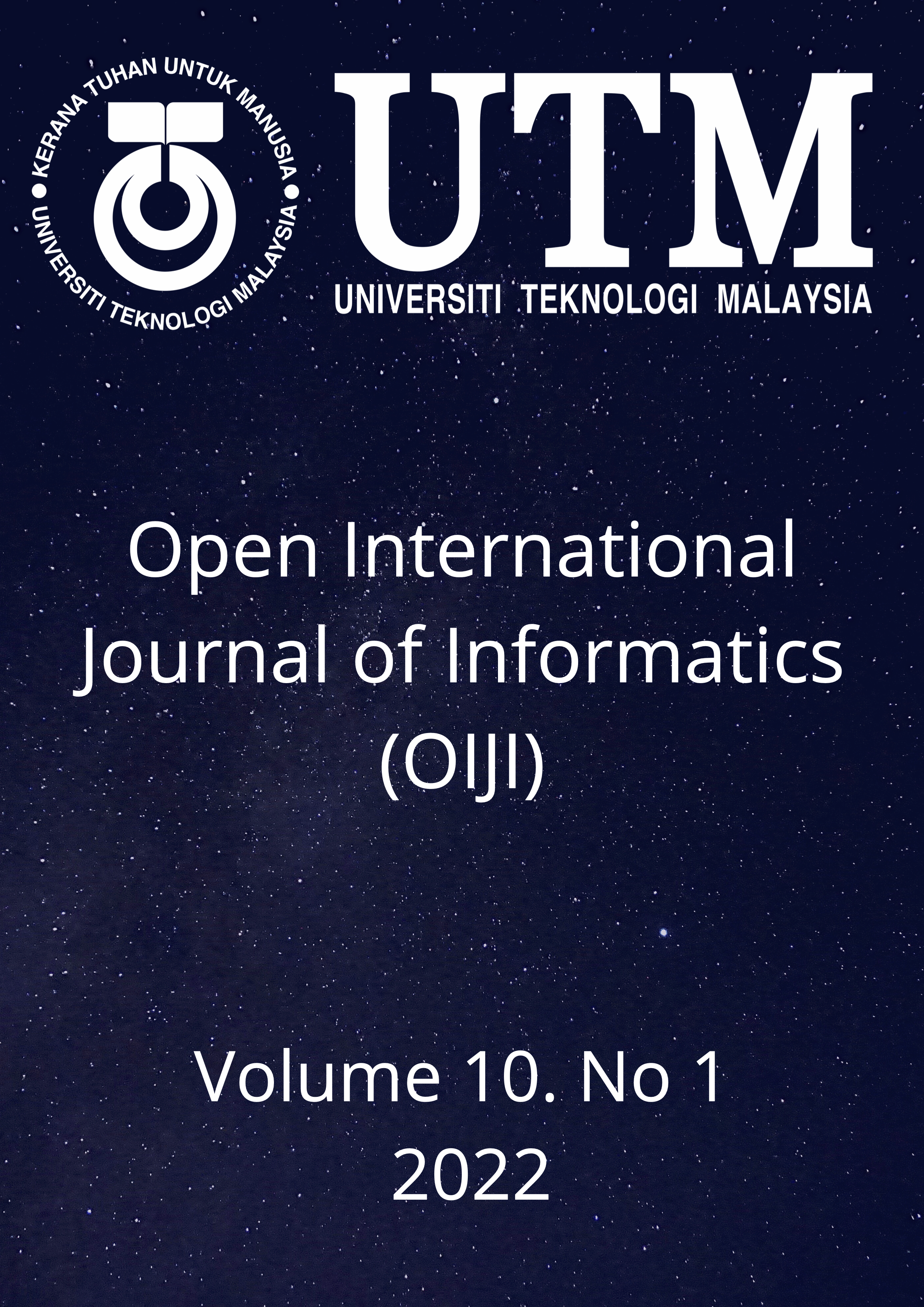 					View Vol. 10 No. 1 (2022): Open International Journal of Informatics (OIJI)
				