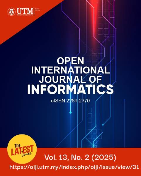 					View Vol. 13 No. 2 (2025): Open International Journal of Informatics (OIJI)
				